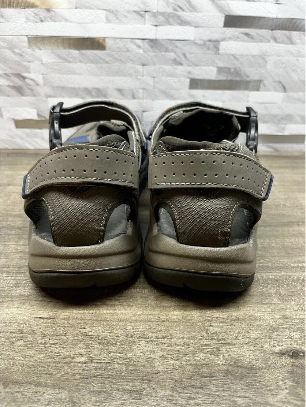 Teva Men's Omnium 2 Sandals, Gray/Blue US Size 10 (Style #1019180)